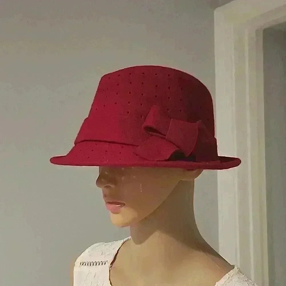 Midnight velvet vintage  hat